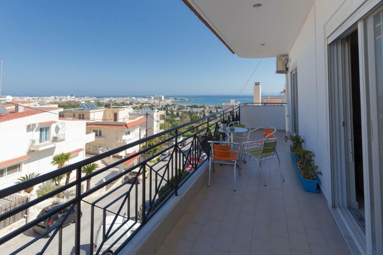 Groovy & Cozy Apt With Private Seaview Rooftop Terrace Rhodes City Exterior foto